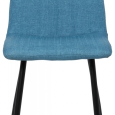 Jedálenská stolička Dijon, textil, modrá - 2
