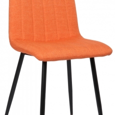 Jedálenská stolička Dijon, textil, oranžová - 1
