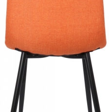 Jedálenská stolička Dijon, textil, oranžová - 4