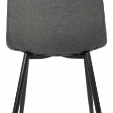Jedálenská stolička Dijon, textil, tmavo šedá - 4