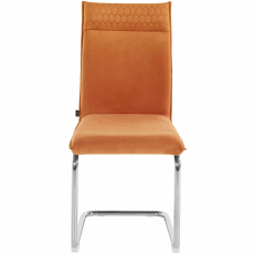 Jedálenská stolička Divan (SADA 2 ks), zamat, medená - 2