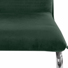 Jedálenská stolička Divan (SADA 2 ks), zamat, zelená - 5