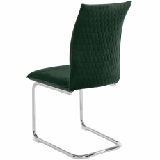 Jedálenská stolička Divan (SADA 2 ks), zamat, zelená - 6