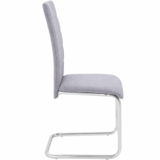 Jedálenská stolička Dolor (Súprava 2 ks), sivá - 3
