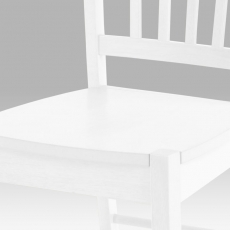 Jedálenská stolička drevená Alder, biela - 4