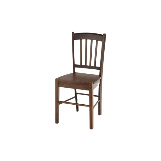Jedálenská stolička drevená Alder, orech - 1