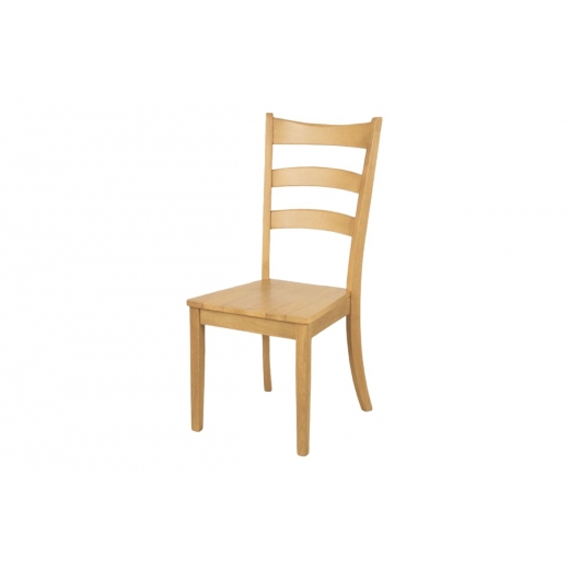 Jedálenská stolička drevená Ilona, bielený dub - 1