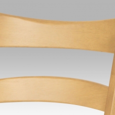 Jedálenská stolička drevená Ilona, bielený dub - 3
