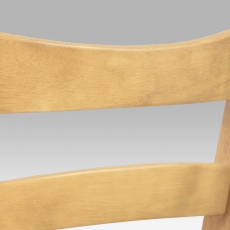 Jedálenská stolička drevená Ilona, bielený dub - 5