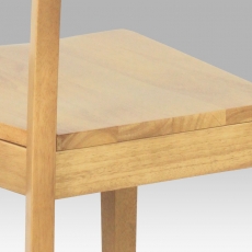 Jedálenská stolička drevená Ilona, bielený dub - 7