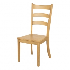 Jedálenská stolička drevená Ilona, bielený dub - 1