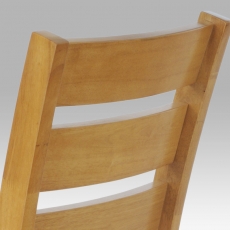 Jedálenská stolička drevená Ines, béžová/dub - 5