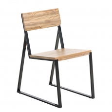 Jedálenská stolička drevená Mark, prírodná - 1
