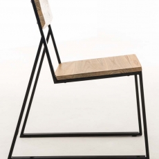 Jedálenská stolička drevená Mark, prírodná - 2