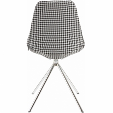 Jedálenská stolička Dylen (Súprava 2 ks), čierno/biela - 4