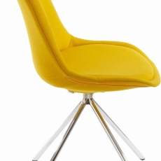 Jedálenská stolička Dylen (Súprava 2 ks), žltá - 3