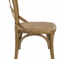 Jedálenská stolička Eileen (SET 2ks), ratan, brest - 4