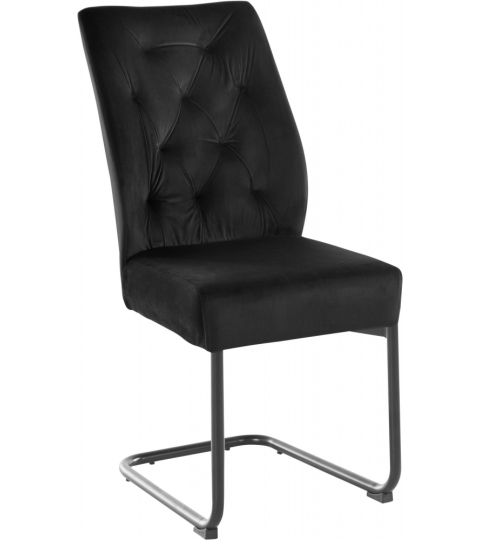 Jedálenská stolička Elean (SET 2ks), čierna