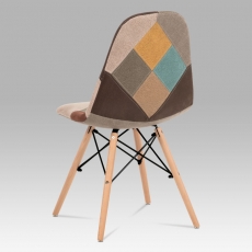 Jedálenská stolička Eles patchwork (súprava 2 ks), farebná - 2