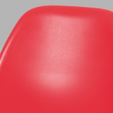 Jedálenská stolička Elian (súprava 4 ks), červená - 12