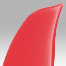 Jedálenská stolička Elian (súprava 4 ks), červená - 18