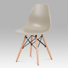 Jedálenská stolička Elian (súprava 4 ks), latté - 1