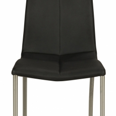 Jedálenská stolička Elie (súprava 4 ks), čierna - 2