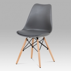 Jedálenská stolička Elise (súprava 4 ks), sivá - 1