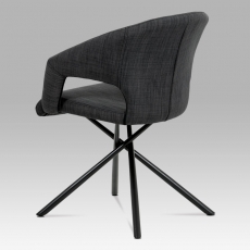 Jedálenská stolička Elodie (súprava 2ks), čierna - 2