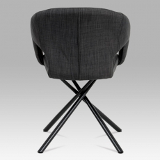 Jedálenská stolička Elodie (súprava 2ks), čierna - 5
