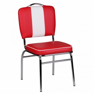 Jedálenská stolička Elvis, červená