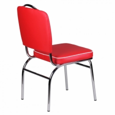 Jedálenská stolička Elvis, červená - 5