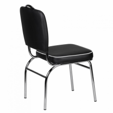 Jedálenská stolička Elvis, čierna - 5
