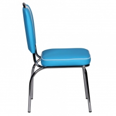 Jedálenská stolička Elvis, modrá - 4