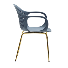 Jedálenská stolička Erda (SET 2 ks), modrá - 5