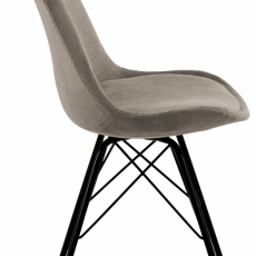 Jedálenská stolička Eris (SET 2ks), textil, béžová - 3