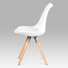 Jedálenská stolička Erny (súprava 2 ks), biela - 4