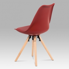Jedálenská stolička Erny (súprava 2 ks), červená - 2
