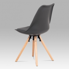 Jedálenská stolička Erny (súprava 2 ks), sivá - 2