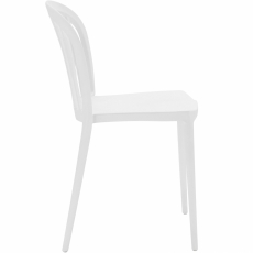 Jedálenská stolička Ersi (súprava 2 ks), biela - 3