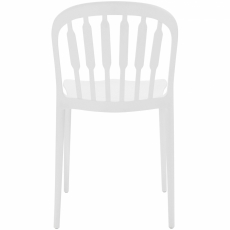 Jedálenská stolička Ersi (súprava 2 ks), biela - 4