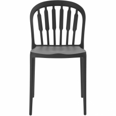 Jedálenská stolička Ersi (súprava 2 ks), čierna - 2
