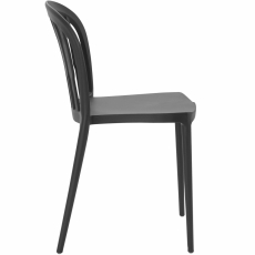 Jedálenská stolička Ersi (súprava 2 ks), čierna - 3
