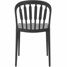 Jedálenská stolička Ersi (súprava 2 ks), čierna - 4