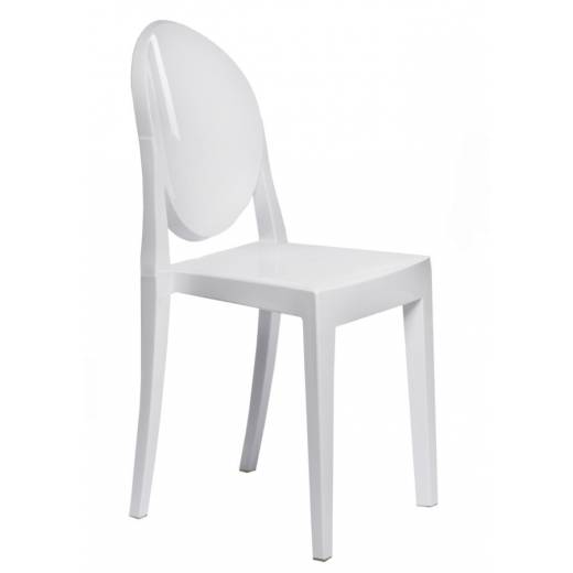 Jedálenská stolička Esprit, biela - 1