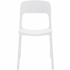 Jedálenská stolička Fani (súprava 2 ks), biela - 2