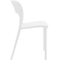 Jedálenská stolička Fani (súprava 2 ks), biela - 3