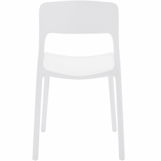 Jedálenská stolička Fani (súprava 2 ks), biela - 4