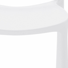 Jedálenská stolička Fani (súprava 2 ks), biela - 5