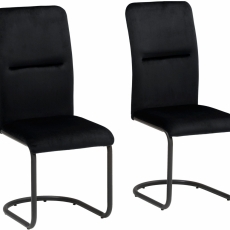 Jedálenská stolička Farde (Súprava 2 ks), čierna - 1